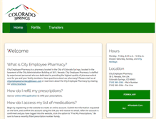 Tablet Screenshot of cityemployeepharmacy.com